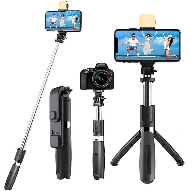 Selfie Stick Tripod with Bluetooth Remote - My Store